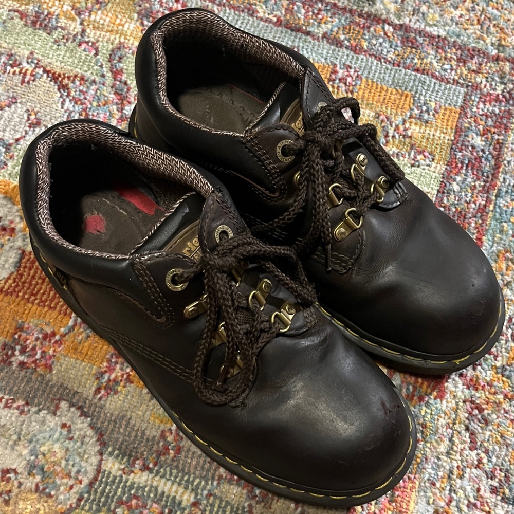 Dr. Martens Industrial Brown Safety Toe Boots